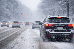 Why Rear-End Collisions Surge After the First Snowfall