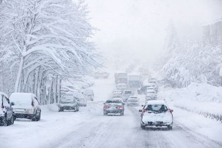 Driving in Ohio Snow